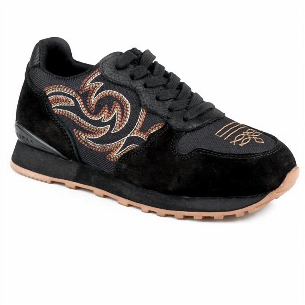 NEW ROPER women's giddy up spice jogger casual shoe in black